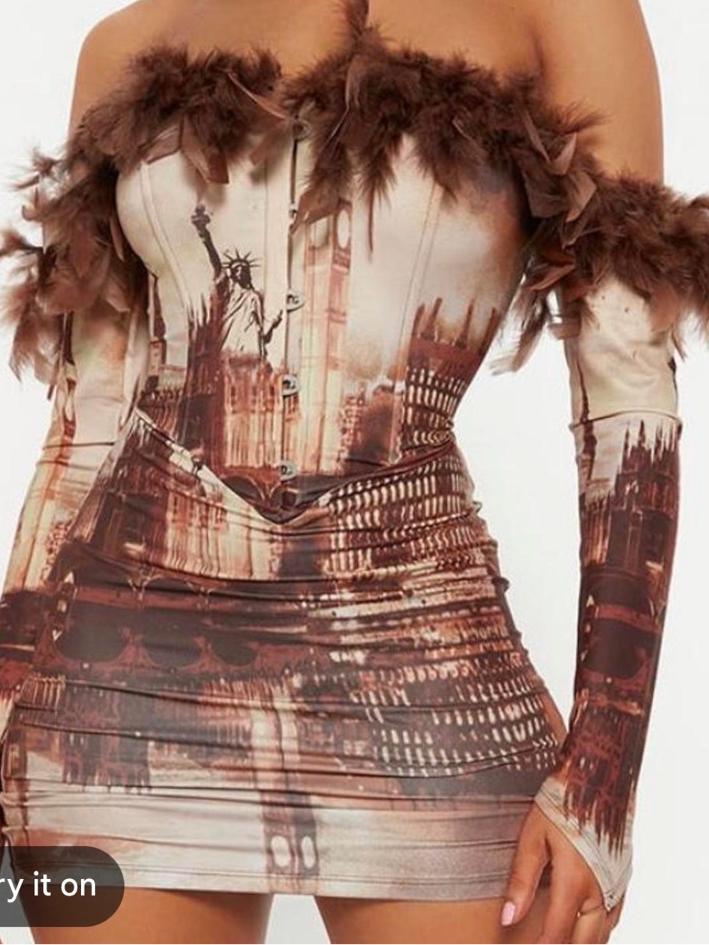 Gloved mini dress from FN